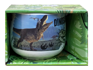 Tazza Larga Jumbo Dinosauri in Ceramica 380 Ml Confezione Regalo -  X05570mc
