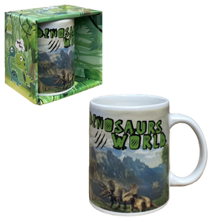 Tazza Mug Dinosauri in Ceramica 350 Ml Confezione Regalo - X05571mc
