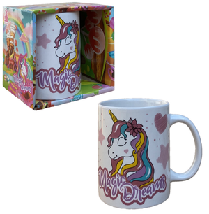 Tazza Mug Unicorno in Ceramica 350 Ml Confezione Regalo - X04283mc