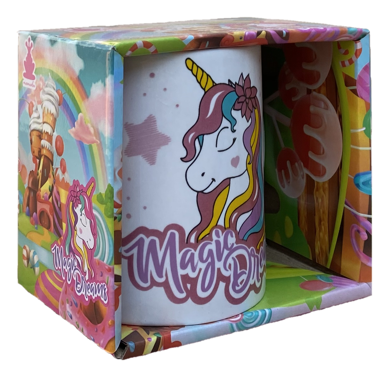 Tazza Mug Unicorno in Ceramica 350 Ml Confezione Regalo - X04283mc