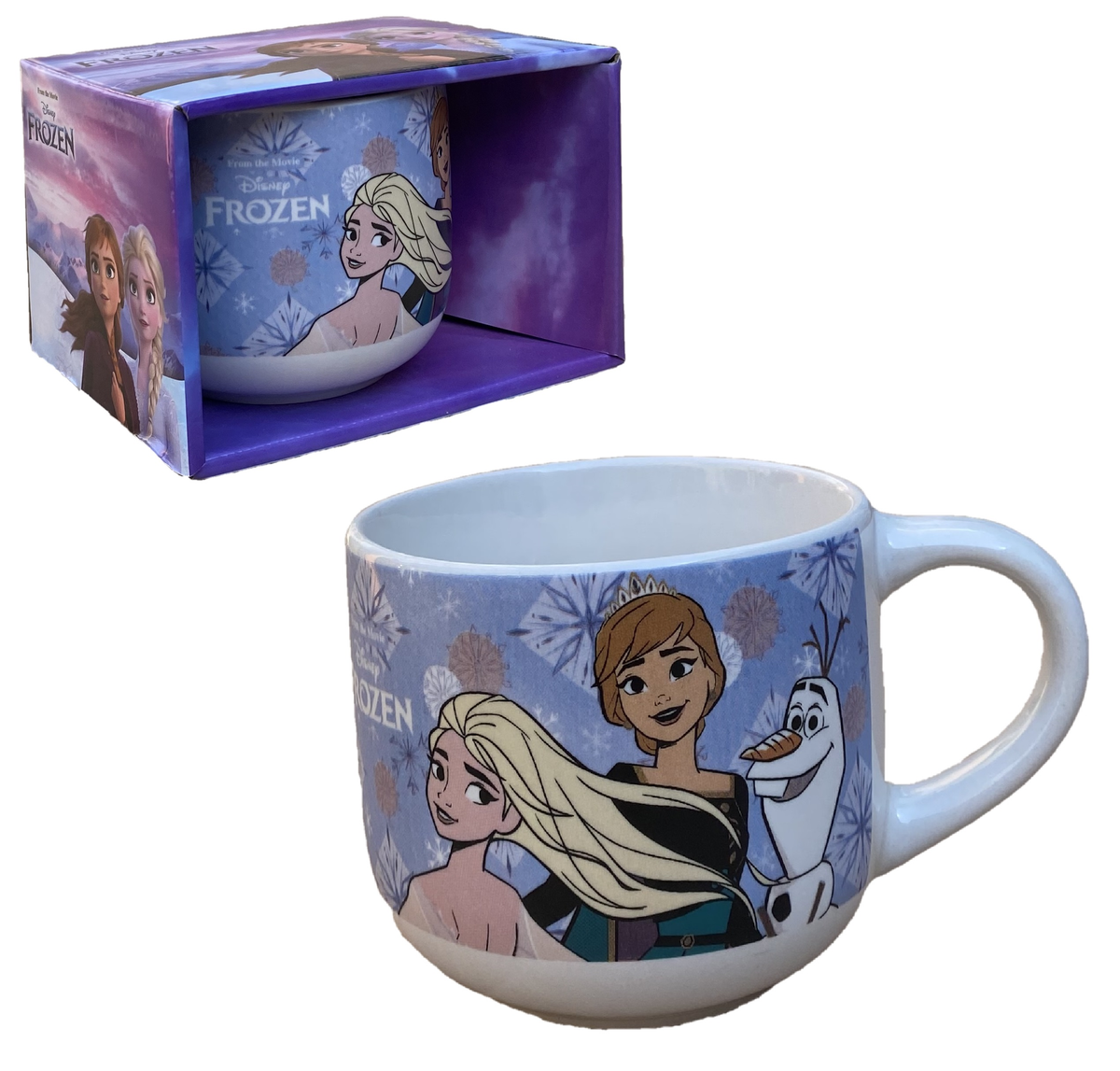 Tazza Larga Jumbo Frozen Ii DISNEY in Ceramica 380 Ml Confezione Regalo -  D05535mc