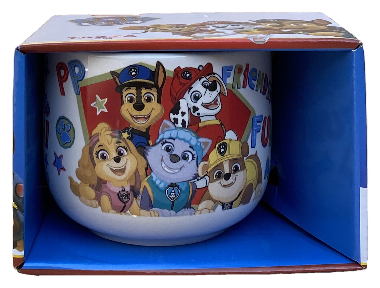 Tazza Larga Jumbo Paw Patrol in Ceramica 380 Ml Confezione Regalo -  N05560mc