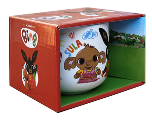 Tazza Larga Jumbo Bing e Sula in Ceramica 380 Ml Confezione Regalo -  Q05555mc
