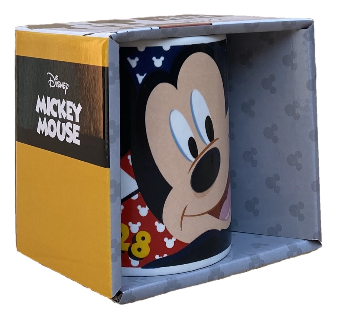 Tazza Mug Topolino DISNEY Mickey Mouse in Ceramica 350 Ml Confezione Regalo - D05198mc