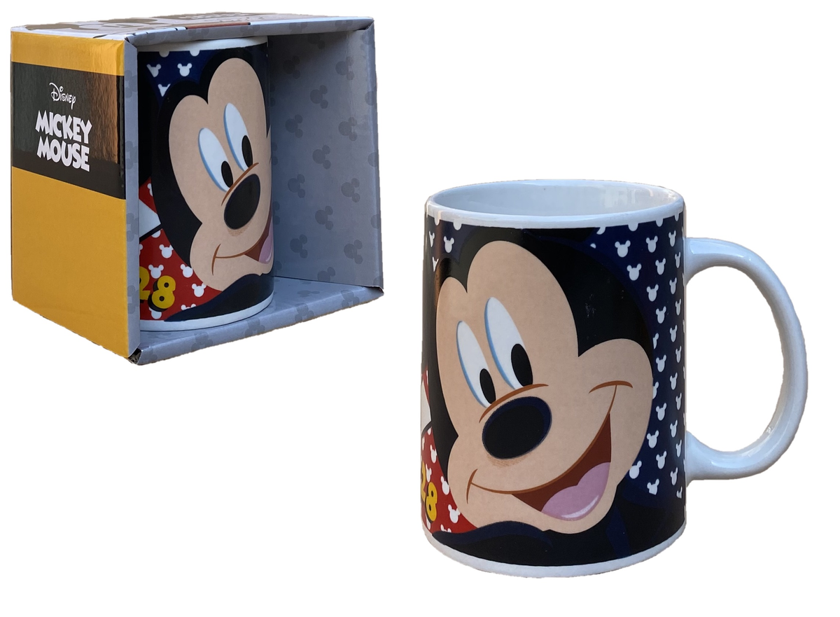 Tazza Mug Topolino DISNEY Mickey Mouse in Ceramica 350 Ml Confezione Regalo - D05198mc