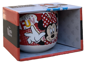 Tazza Larga Jumbo Minnie Mouse DISNEY in Ceramica 380 Ml Confezione Regalo - D05530mc