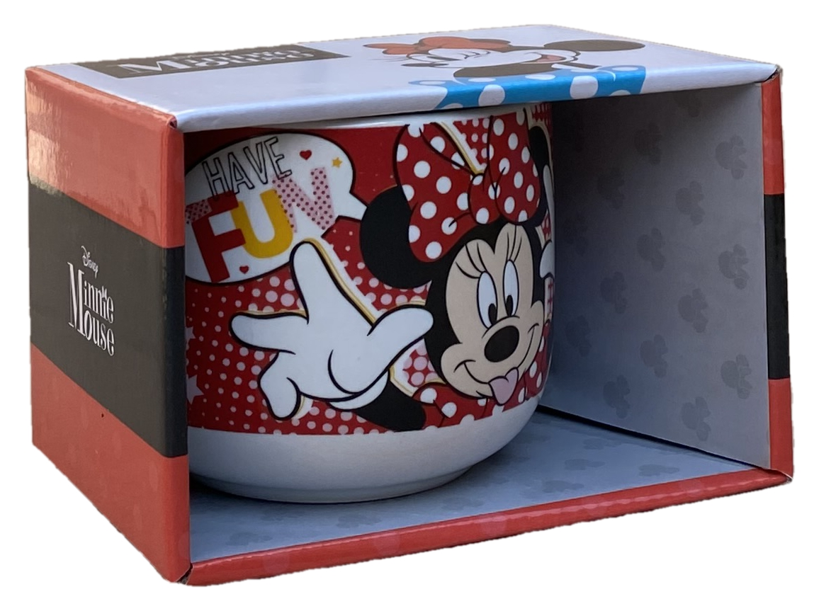 Tazza Larga Jumbo Minnie Mouse DISNEY in Ceramica 380 Ml Confezione Regalo - D05530mc