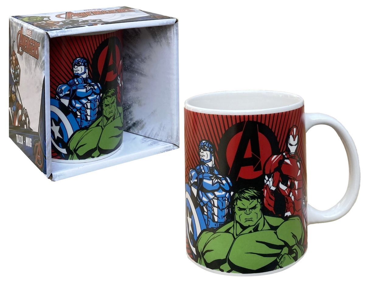 Tazza Mug Avengers MARVEL in Ceramica 350 Ml Confezione Regalo - M05551mc