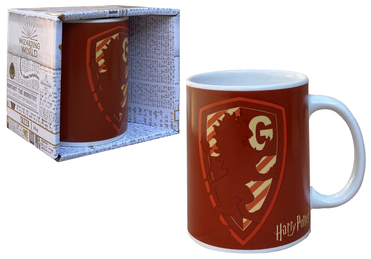 Tazza Mug Harry Potter Grifondoro in Ceramica 350 Ml Confezione Regalo - L05204mc