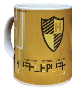 Tazza Mug Harry Potter Tassorosso in Ceramica 350 Ml Confezione Regalo - L05206mc