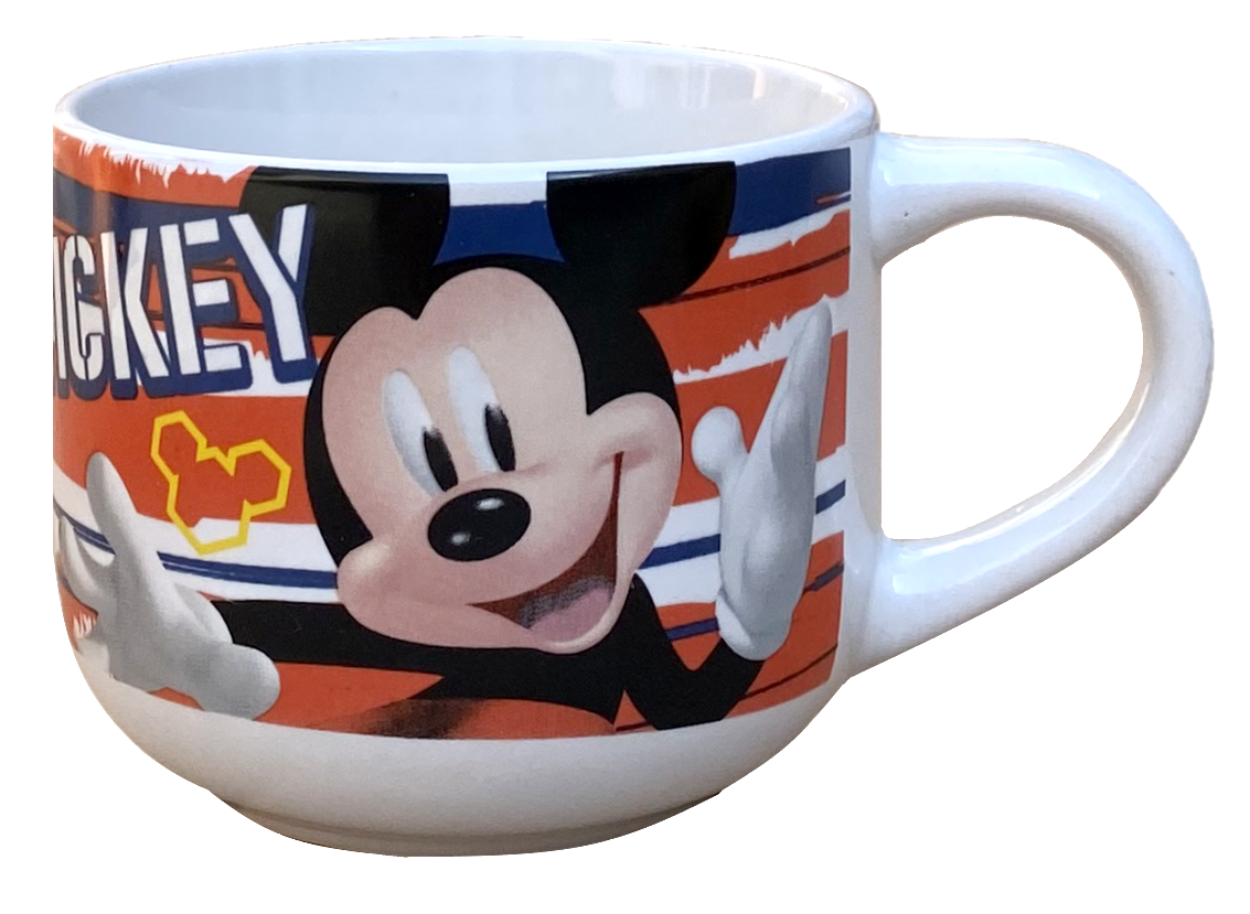 Tazza Larga Jumbo Topolino DISNEY Mickey Mouse in Ceramica 380 Ml Confezione Regalo - D05197mc