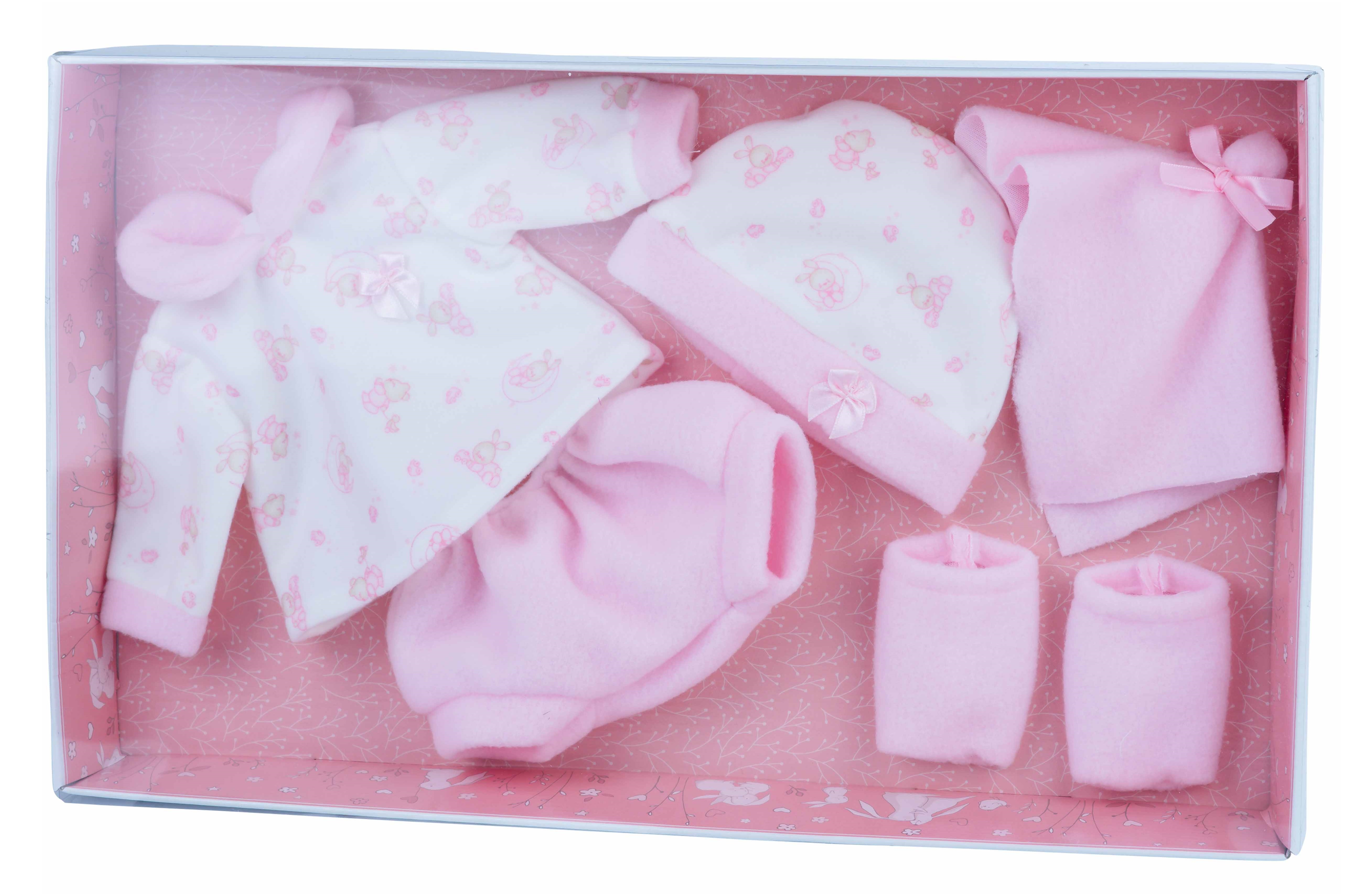 Vestiti per Bambole Rauber da 40 CM 5 Pezzi Accessori Abiti in Scatola - 0222/1