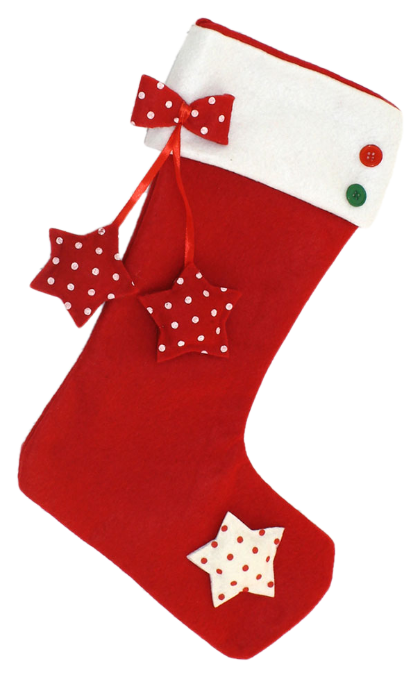 Calza Della Befana con Stelle 45 CM in Pannolenci Dolci Regali Caramelle - 68591