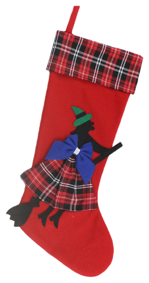 Calza Della Befana con Befana 45 CM in Pannolenci Dolci Regali Caramelle - 94953/1