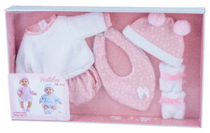 Vestiti per Bambole Rauber da 40 CM 5 Pezzi Accessori Abiti in Scatola - 0222/2