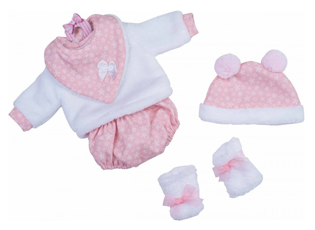 Vestiti per Bambole Rauber da 40 CM 5 Pezzi Accessori Abiti in Scatola - 0222/2