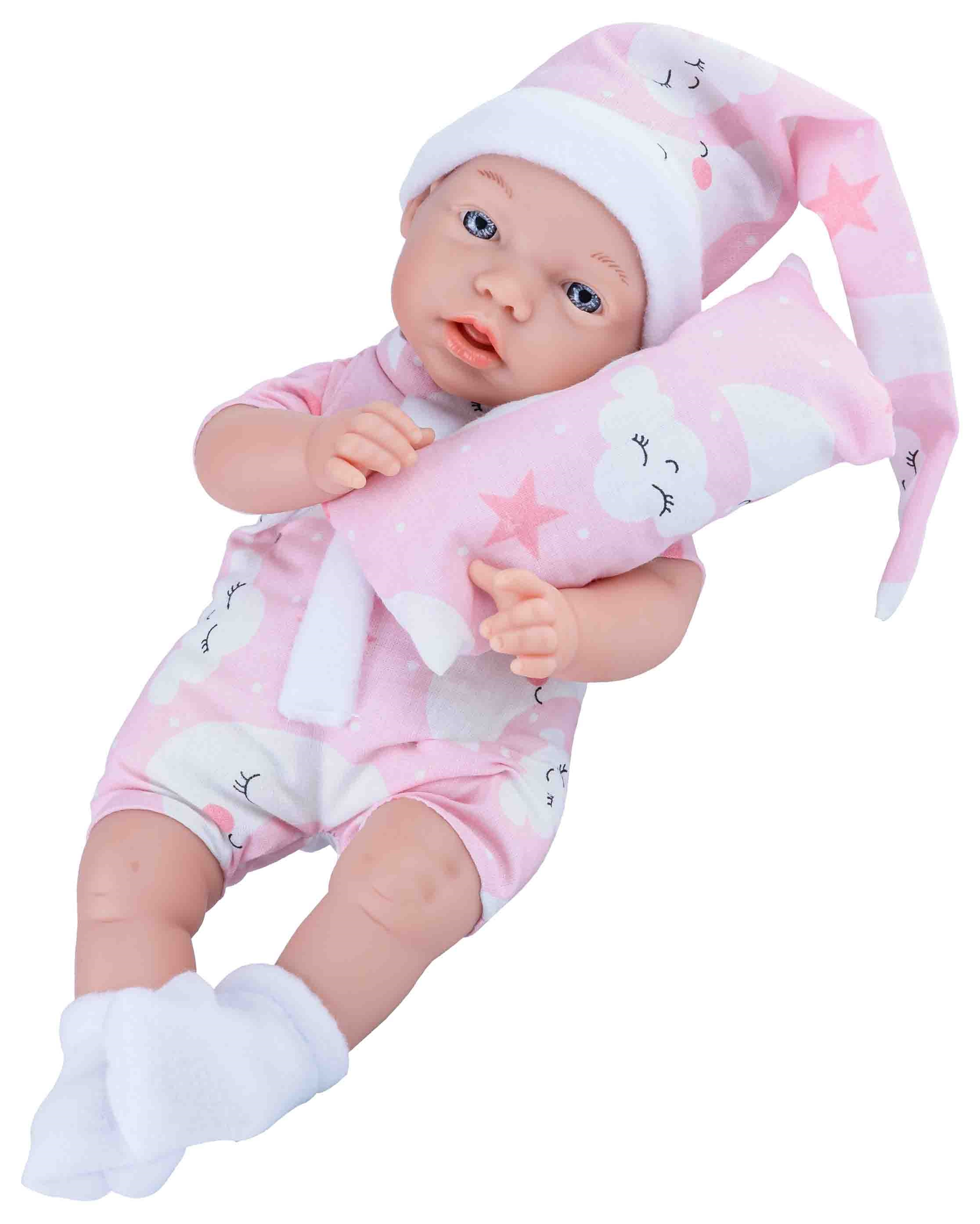 Bambola con Voce Pigiamino Rauber 30 CM Accessori in Scatola - 2908/2