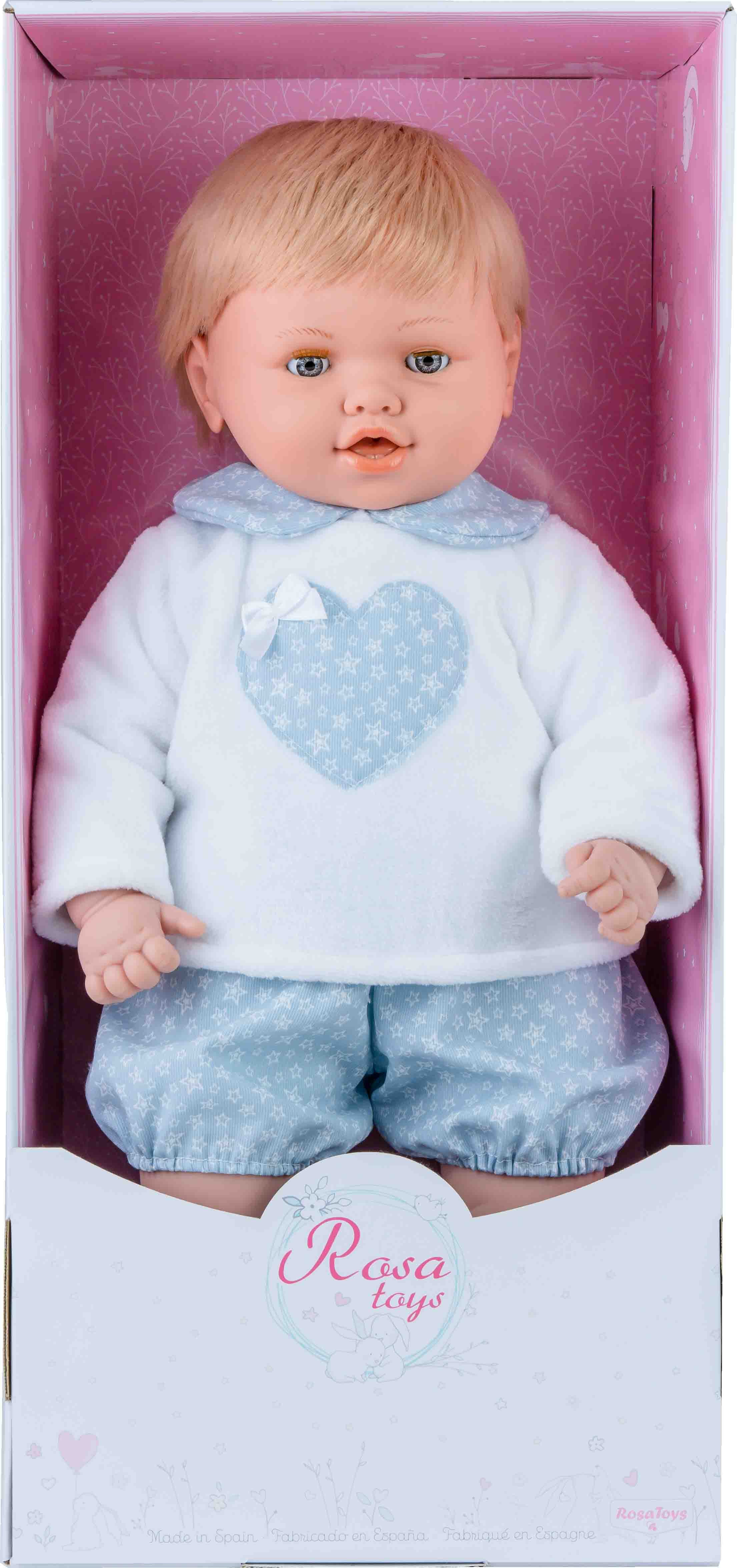 Bambola con Voce Rauber 60 CM 36 Suoni con Accessori in Scatola - 6203