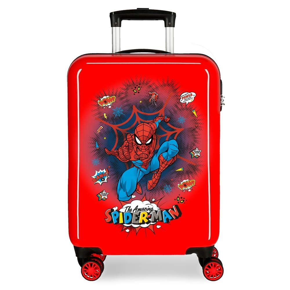 Trolley da Viaggio Spiderman MARVEL in ABS Bagaglio a Mano Valigia 55x38x20 CM - 2071721