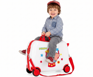Trolley da Viaggio Dumbo DISNEY in ABS Valigia Cavalcabile Bagaglio 50x38x20 CM - 4759825