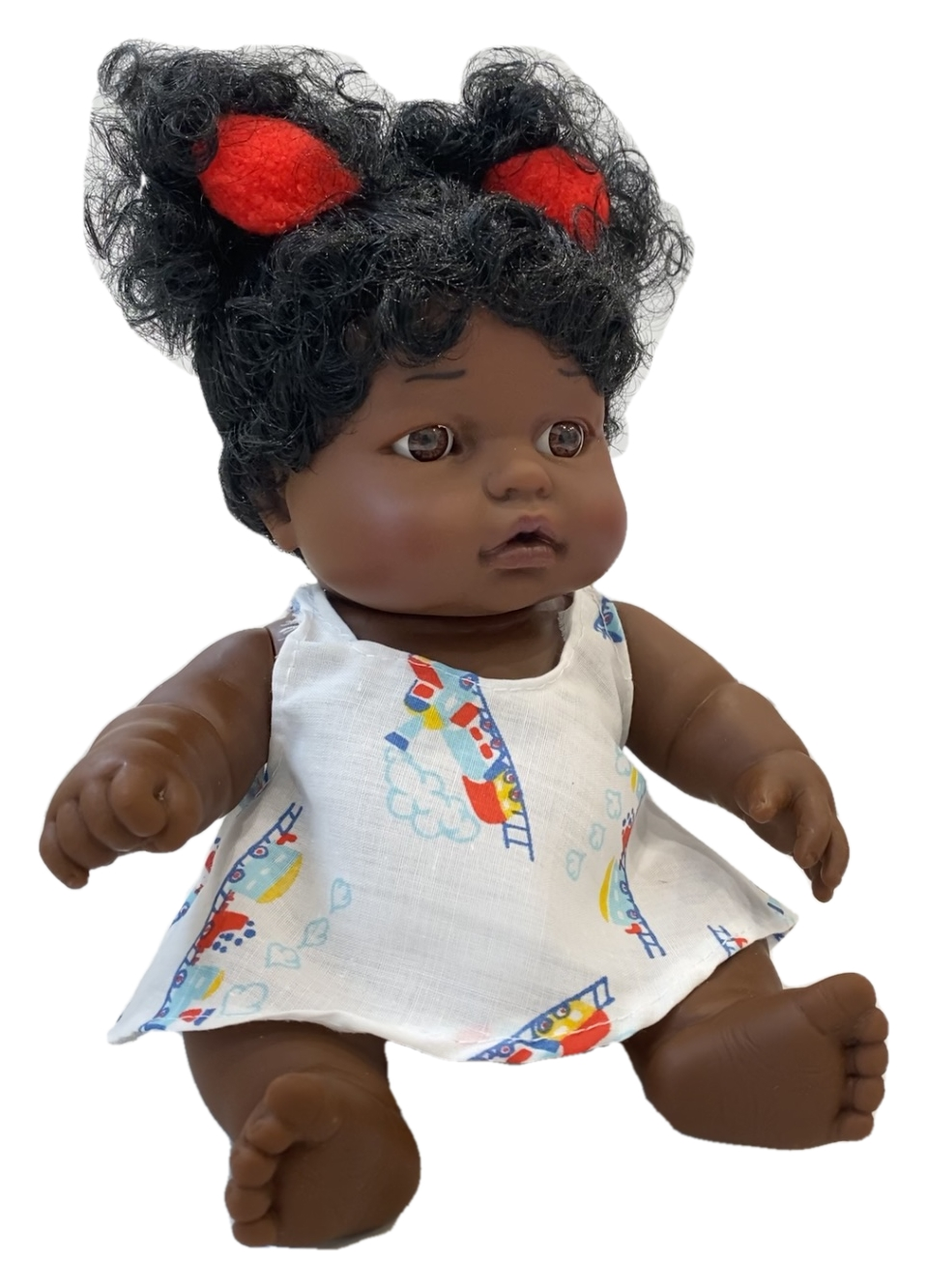 Bambola con Accessori Rauber Profumata Vestitino Pelle Nera 25 CM Bambolotto - 2175/8