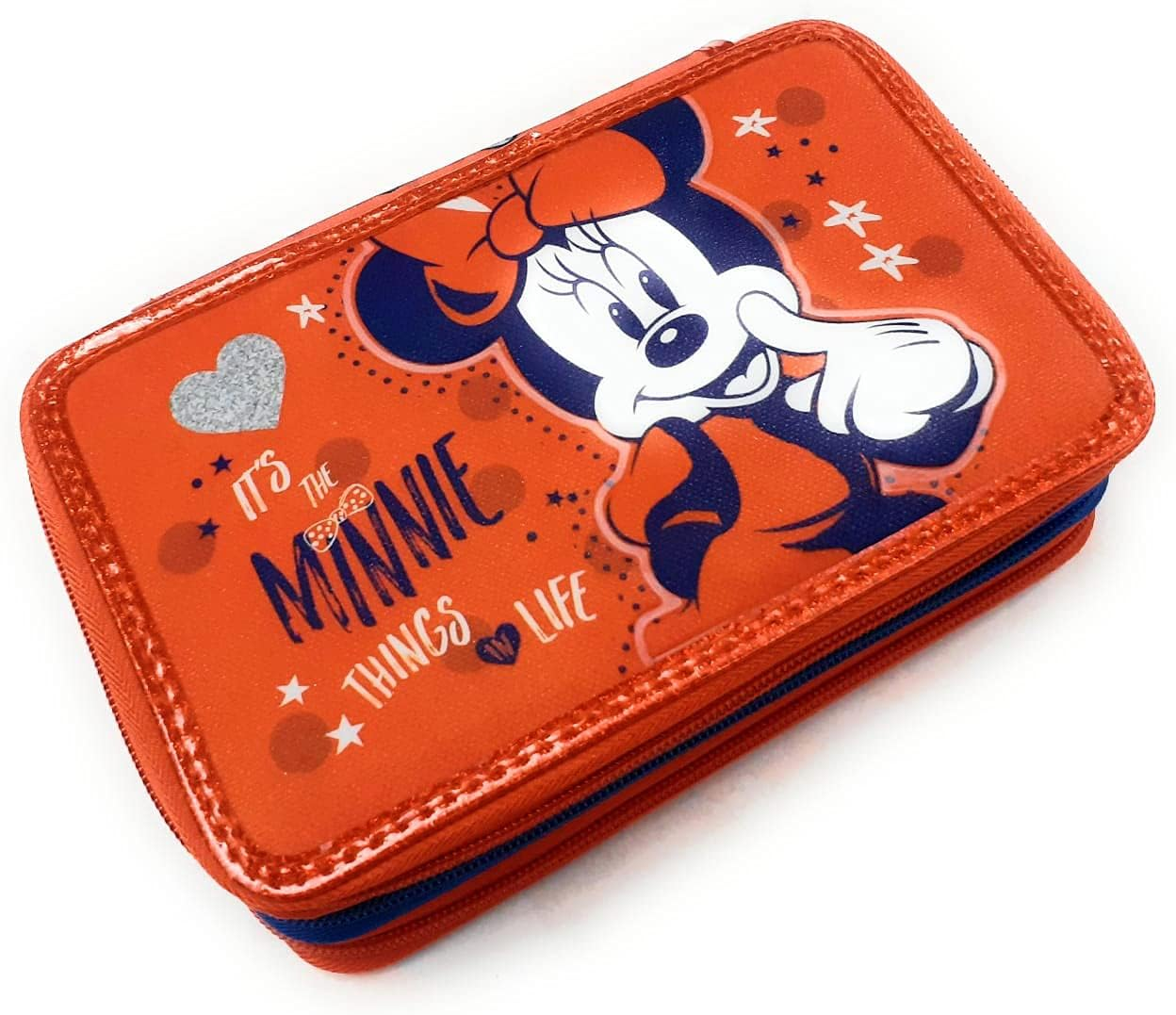 Astuccio Scuola Minnie DISNEY Multiscomparto 3 Zip Portacolori Giotto - 1004p9683
