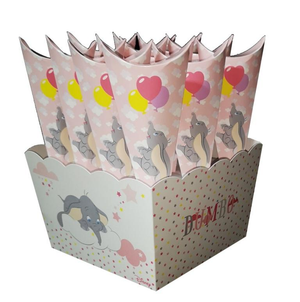 Contenitore Portaconi + 12 Bomboniere Coni Dumbo DISNEY Rosa - 68158+16921+68153