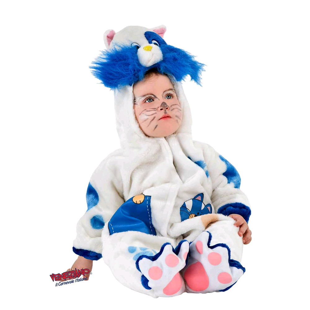 Vestito Carnevale Maramao Costume Travestimento Neonato - 2936