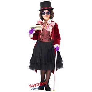 Costume Vestito Travestimento Abito Carnevale Regina Del Cioccolato - 57143