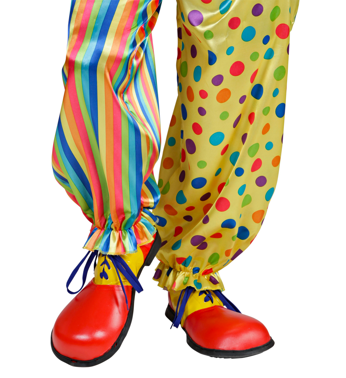 Scarpe da Clown Pagliaccio Taglia Unica per Adulti Accessorio Travestimento Carnevale - 9146p