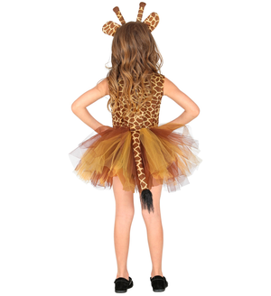 Set Travestimento Giraffa Tutu Copricapo Accessori Carnevale - 10361