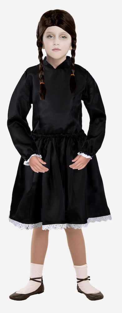 Costume Vestito Travestimento Abito Carnevale Ragazza Triste (mercoledì) - 5078