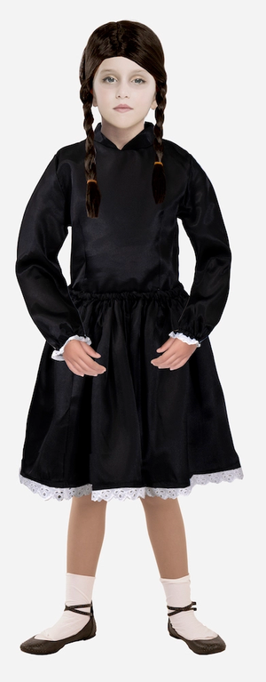 Costume Vestito Travestimento Abito Carnevale Ragazza Triste (mercoledì) - 5078