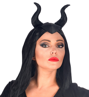Cerchietto con Applicazioni Malefica Accessori Travestimento Carnevale - 00310