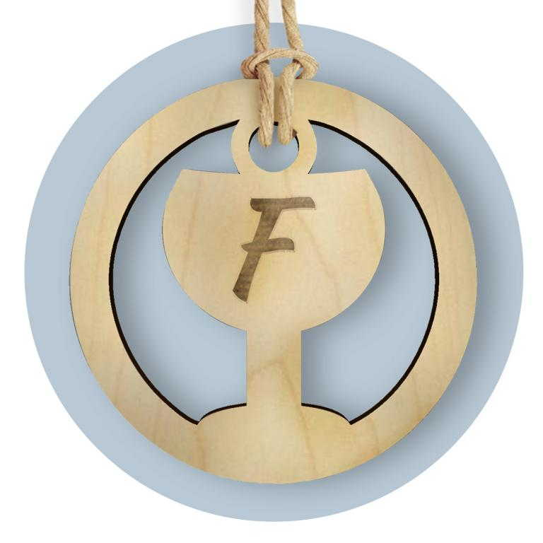 Tag in Legno per Bomboniere Prima Comunione Segnaposto Etichetta Personalizzabile per Feste e Cerimonie - Tlf0006