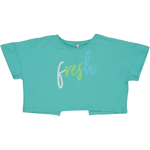 T-Shirt Corta con Incrocio Sul Retro Maglietta Ragazza Birba 97% Co 3% Ea - 64426.00/g
