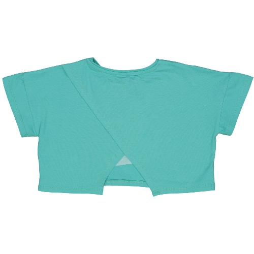 T-Shirt Corta con Incrocio Sul Retro Maglietta Ragazza Birba 97% Co 3% Ea - 64426.00/g