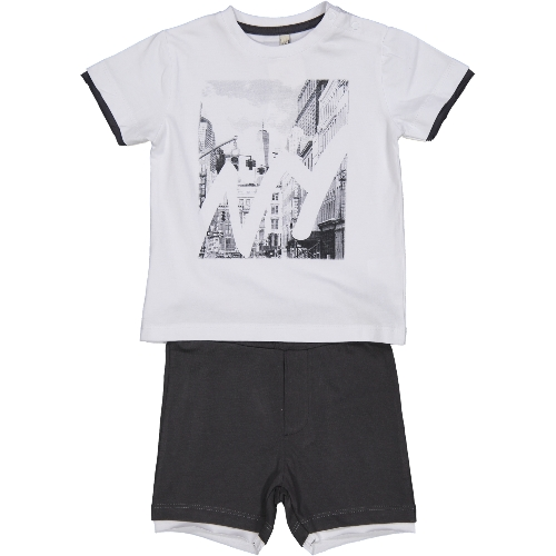 Completo T-Shirt + Short Bambino Birba 100% Co - 69027.00/g