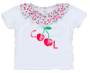 T-Shirt Neonata Maglietta con Rouche Mailisa Bai - Fl5244