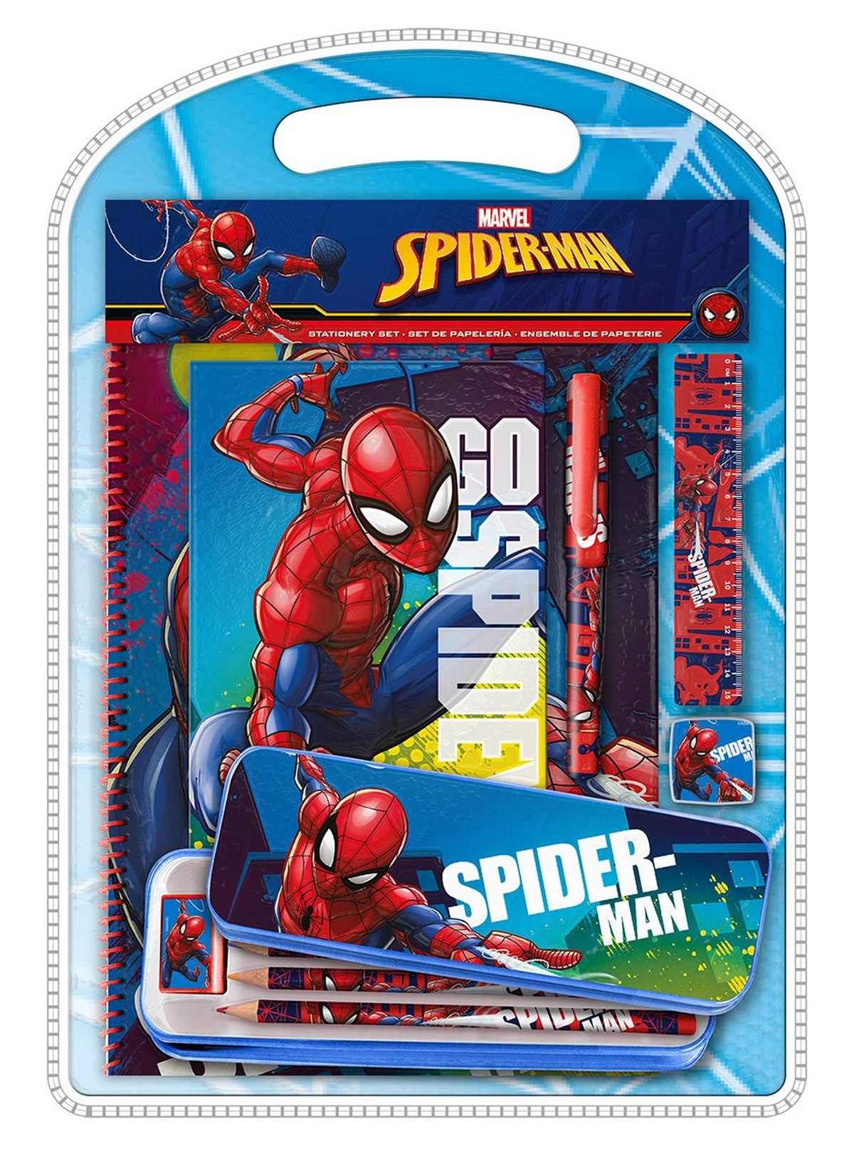 Set Cancelleria Spiderman 12 Pezzi - Mv15909