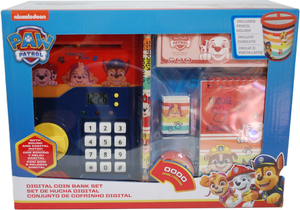 Salvadanaio Elettronico Paw Patrol con Accessori in Confezione Regalo - Pw19832