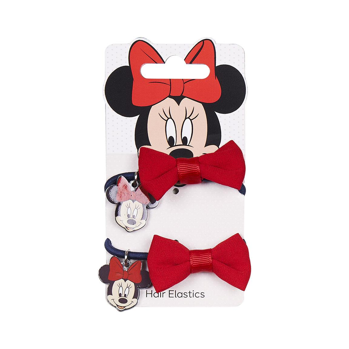 Set Accessori per Capelli Minnie DISNEY 4 Pezzi Cerchietto Mollette Codini