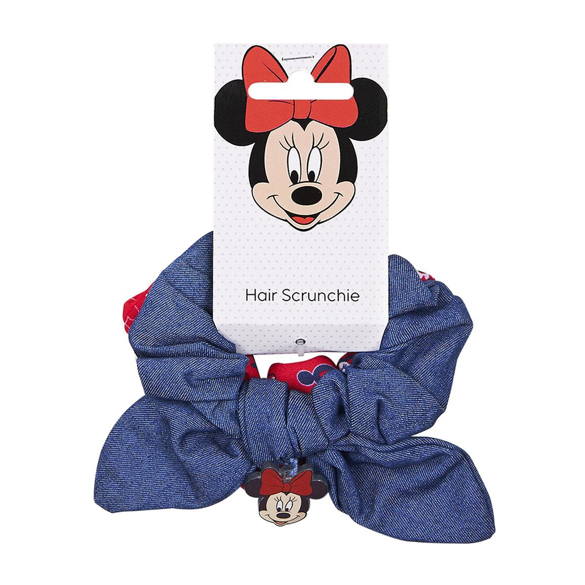 Set Accessori per Capelli Minnie DISNEY 4 Pezzi Cerchietto Mollette Scrunchies