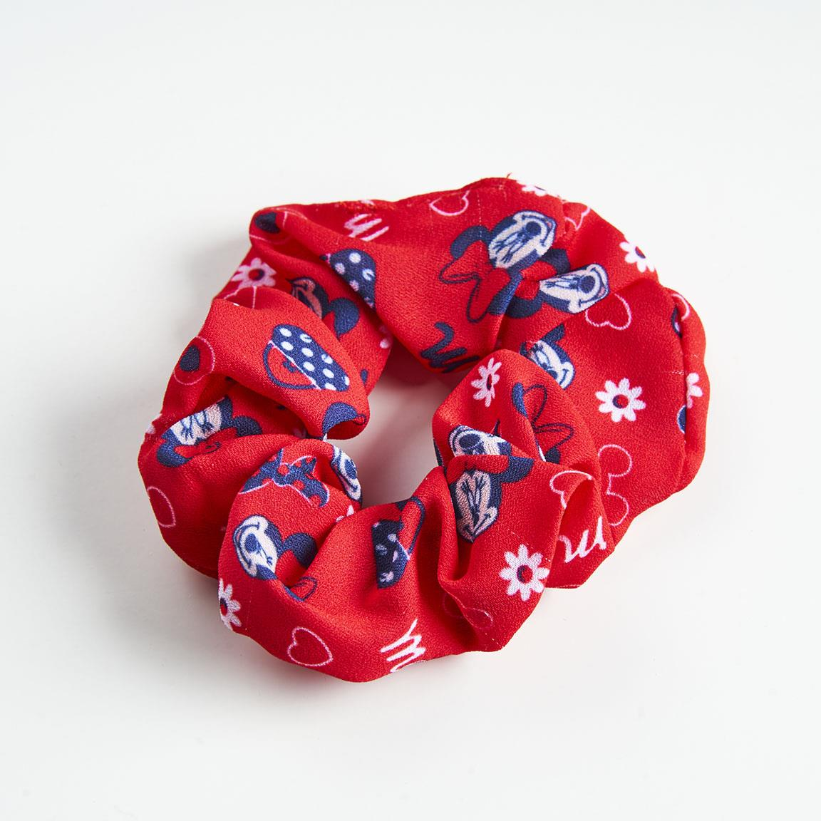 Set Accessori per Capelli Minnie DISNEY 4 Pezzi Cerchietto Mollette Scrunchies