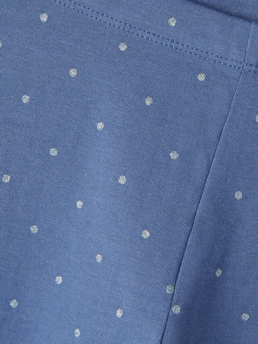 Leggings con Pois Pantaloni Ragazza - 13212336celeste