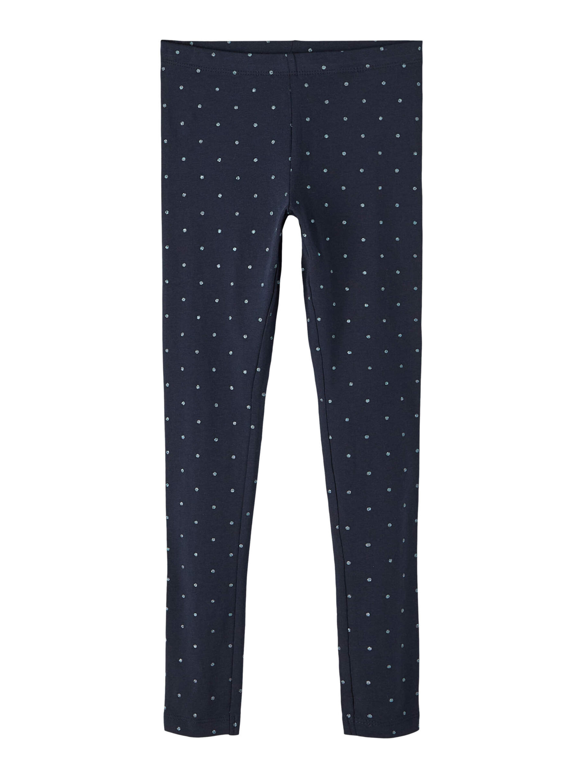 Leggings con Pois Pantaloni Ragazza - 13212336blu