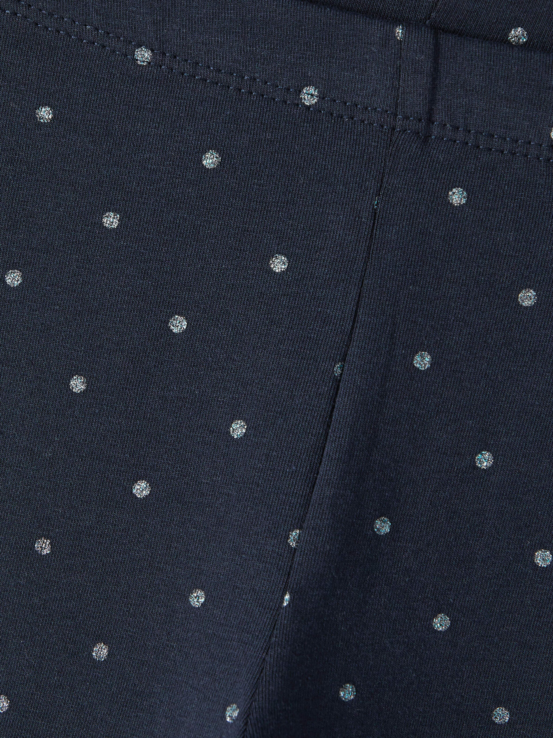 Leggings con Pois Pantaloni Ragazza - 13212336blu