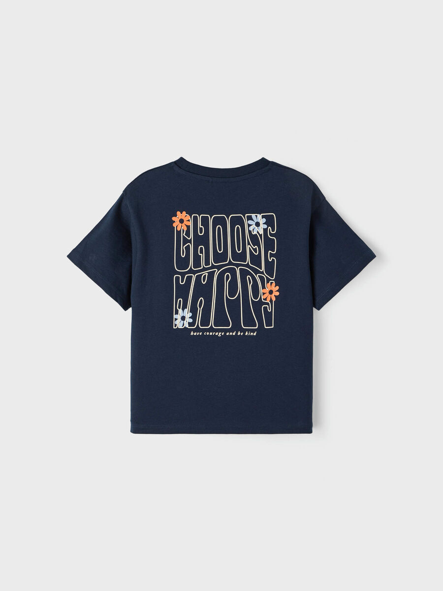 T-Shirt M.c. Maglietta Ragazza 100%co - 13212128blu