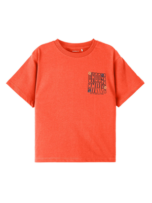 T-Shirt M.c. Maglietta Ragazza 100%co - 13212128arancio
