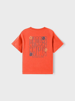 T-Shirt M.c. Maglietta Ragazza 100%co - 13212128arancio